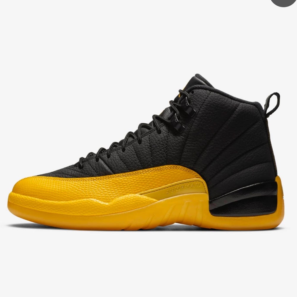 Nike Air Jordan 12 Retro Black University Gold - Picture 6 of 11